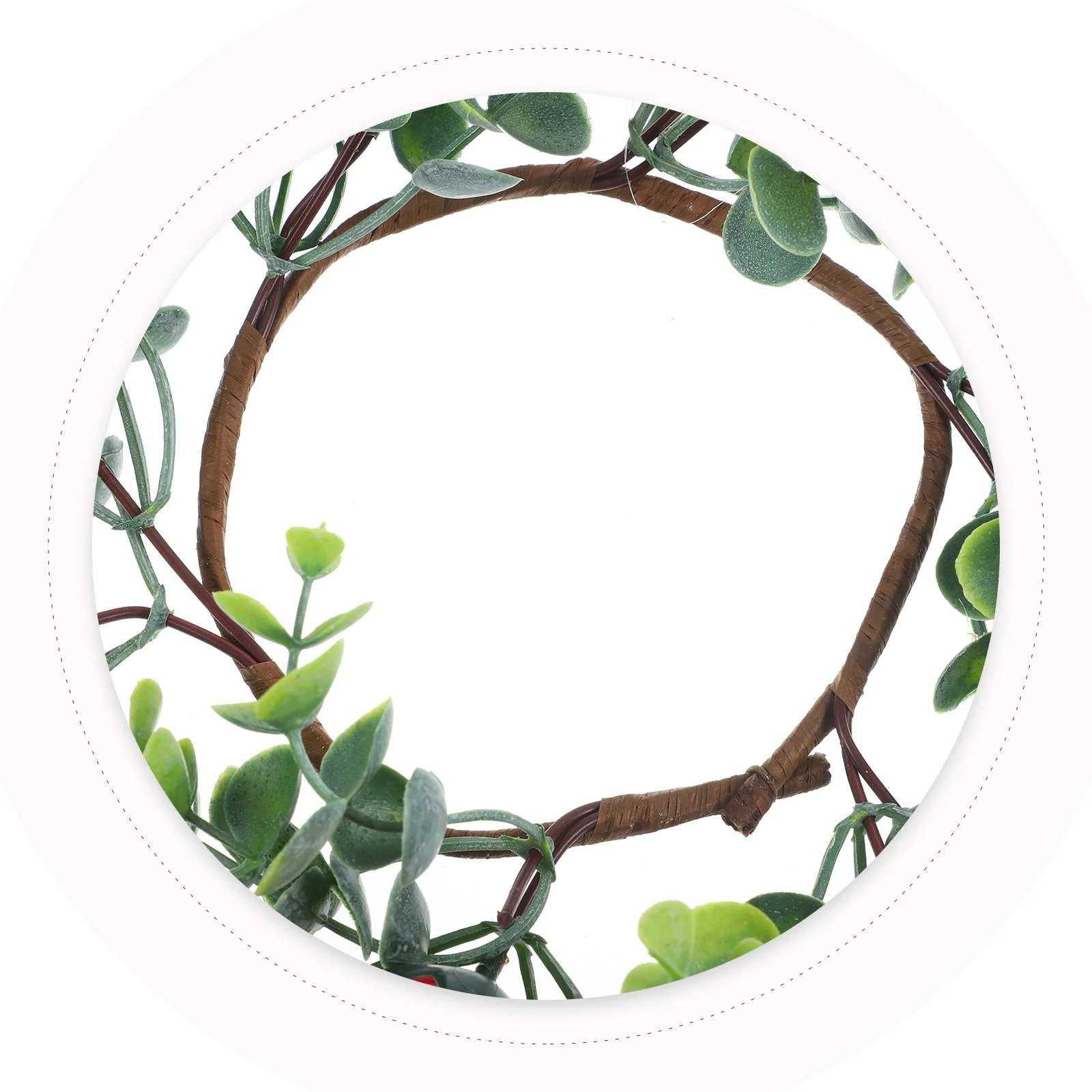 

Exquisite Garland Wreath for Window Door Wall Home Festival Decor Ring Wedding Centerpiece