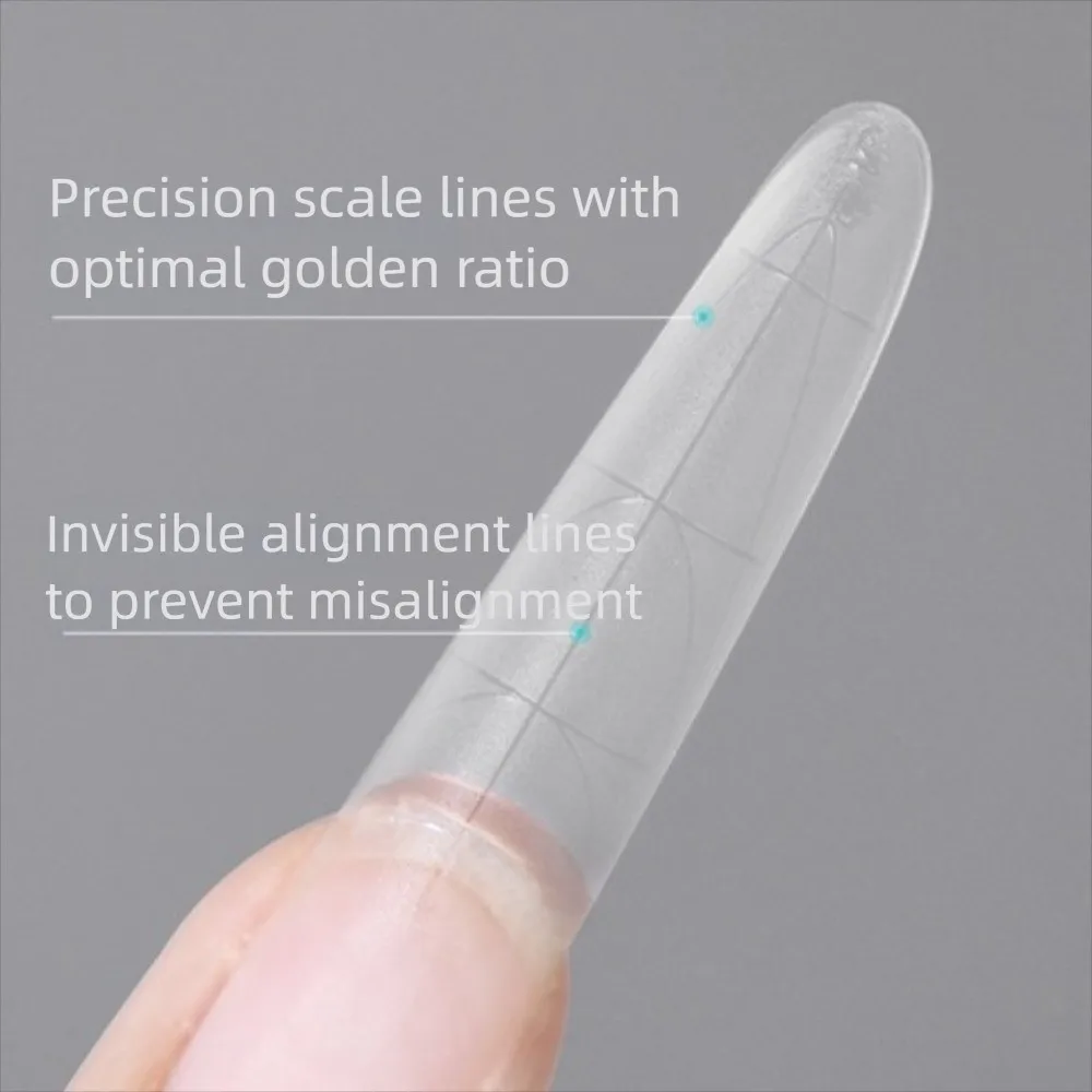100/360 Stuks Kunstnagels No-Trace Ultradunne Nail Art Gereedschap Lange Elliptische Ondiepe Patch Beauty Tools schoonheid Toepassing