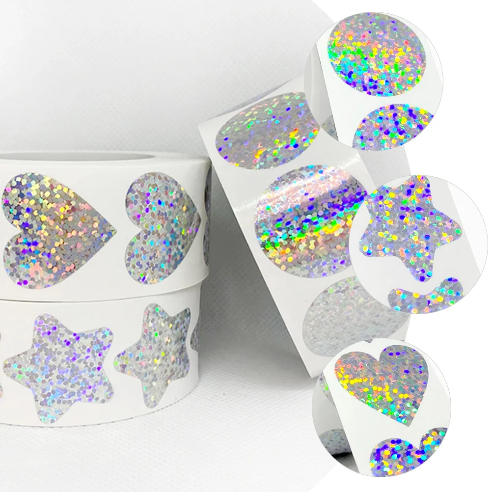 3 لفات من ملصقات على شكل قلب، ملصقات ختم متعددة الوظائف لحفلات الزفاف، مصنوعات يدوية الصنع، صندوق هدايا لتغليف المخابز