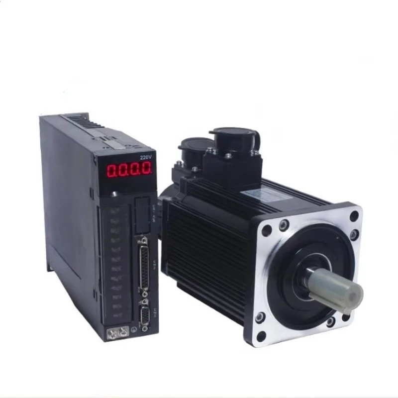 

380 В, 7,3 кВт, 2000 об/мин, 35 Нм. Трехфазный серводвигатель переменного тока мощностью 7300 Вт 180ST-M35020 Соответствующий драйвер с постоянным магнитом AASD-75A