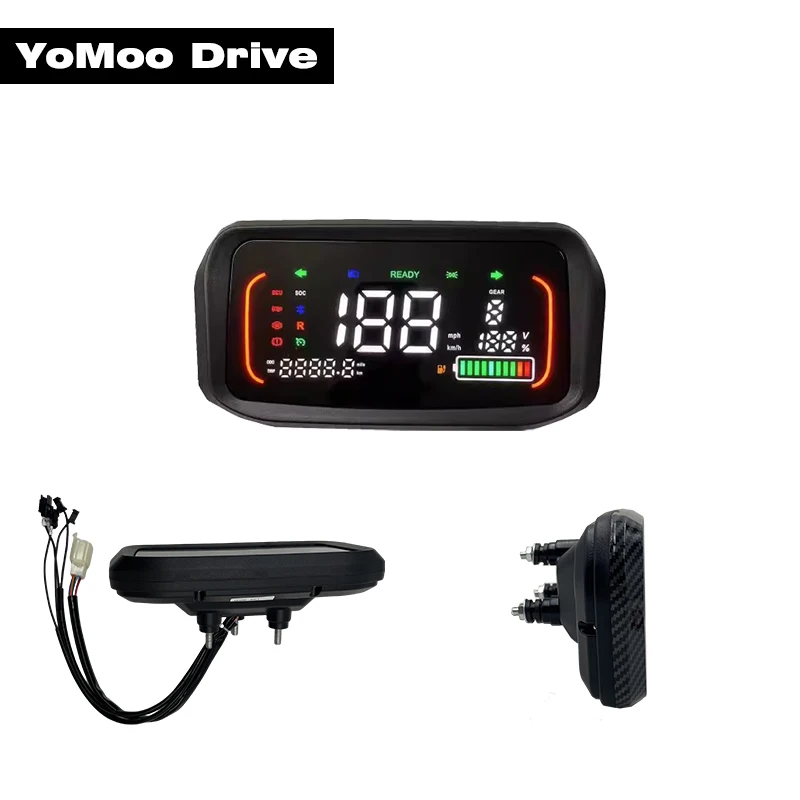 

New N7 Colorful Display 48V 60V 72V 96V One-LIN Sensor LCD Speedometer for Electric Scooter Motorcycle