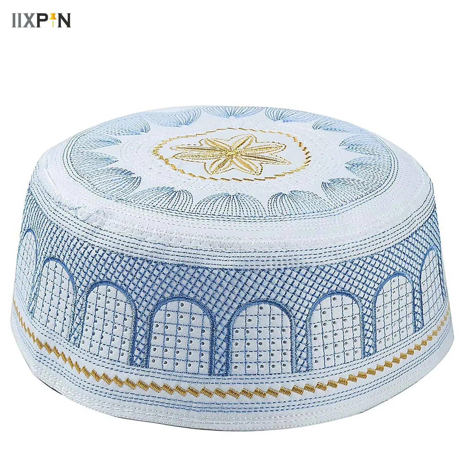 

Embroidery Arab Men Muslim Prayer Caps Islam Jewish India Caps Muslim Hats Turban Man Hijab Male Turkish Arabia Hui Ramadan Hat