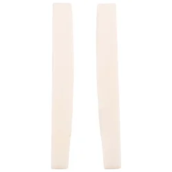 6 String Acoustic Bone Bridge Guitar Slotted Saddle Guitar Parts(Pack of 2)