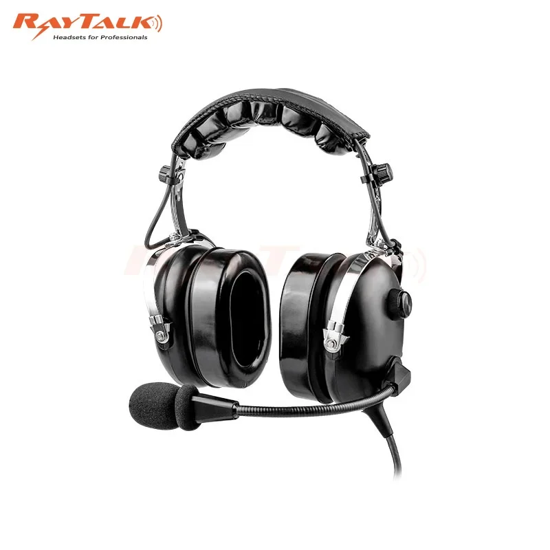 ANRアクティブノイズリダクション機能付きオーバーイヤー航空ヘッドセット、パイロット用Bluetooth防水機能搭載、FCC認証済み