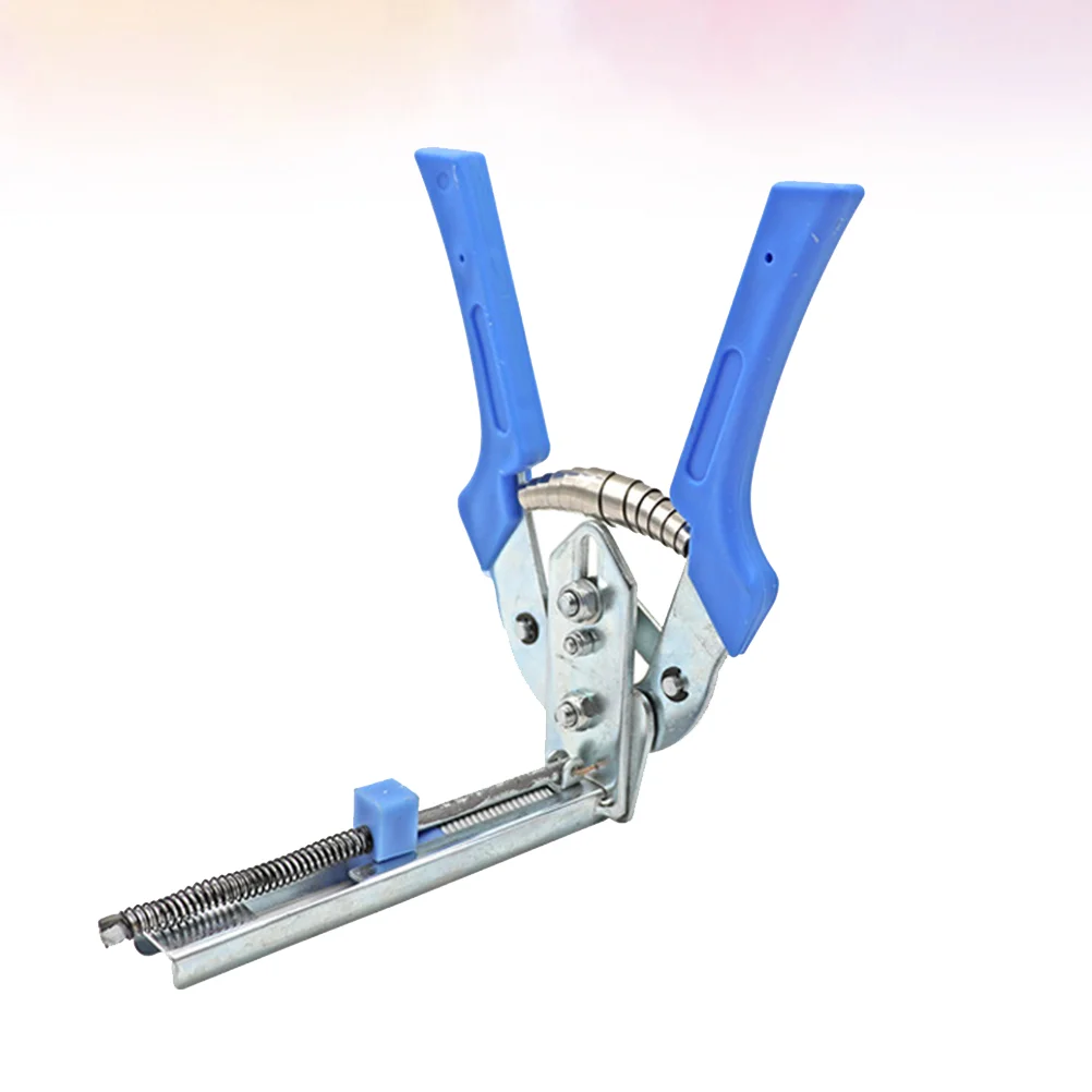 Pet Cages Pliers Chicken Quail Birdcage Installation Cat Dog Animal Clamp Tools Fencing M Fastening Clamp Pilers (Blue)