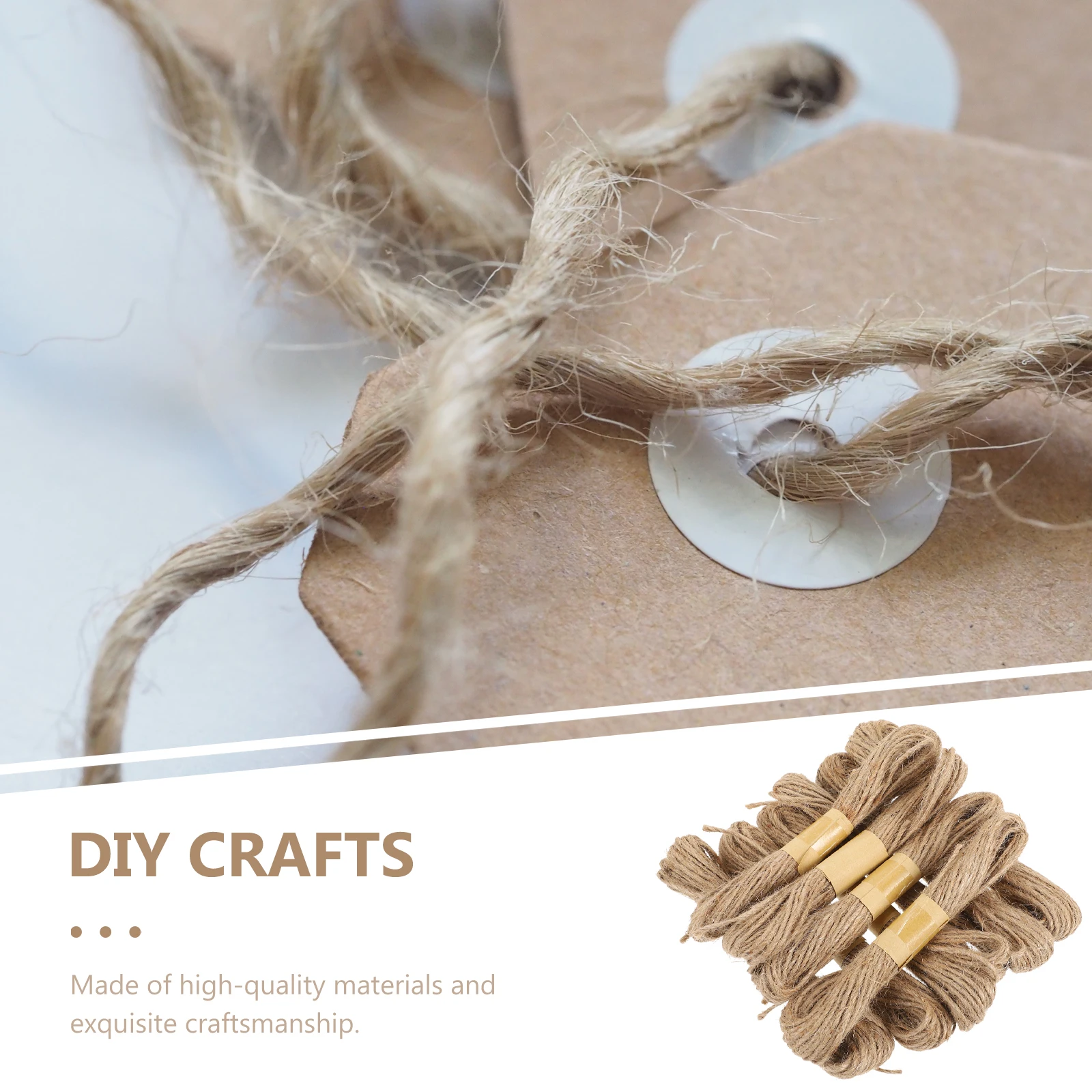 

10pcs Craft For Wrapping Packing Belt Gift Box Photo Wall Twine Holiday Diy Diy Vintage Rope Rope Decorative String