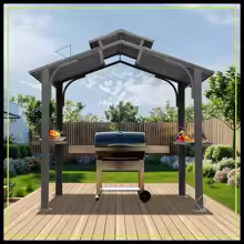 Hardtop 8'x5' Grill Gazebo