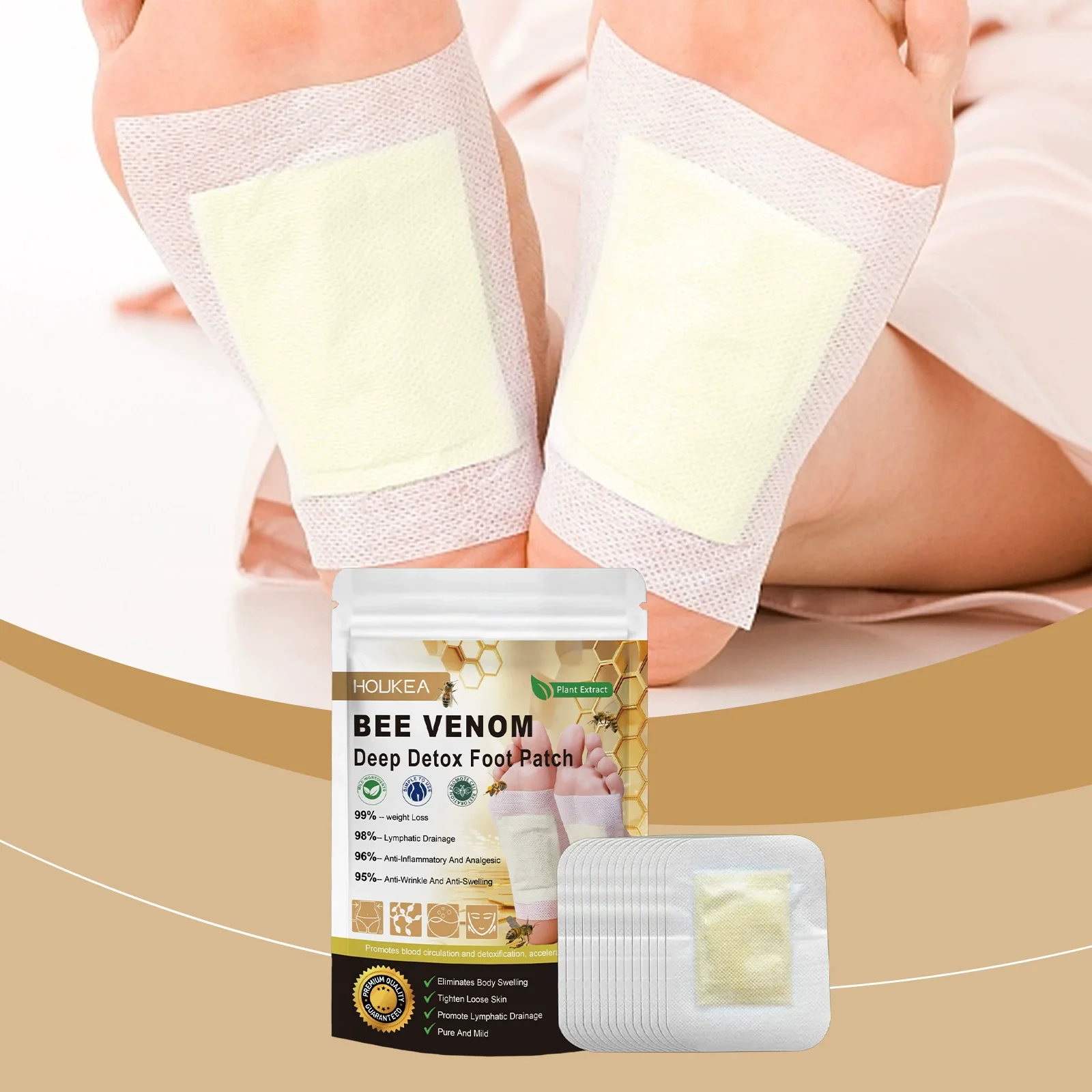 Herbal Foot Patch with Ginger  - Detox Foot Patch recension och pris