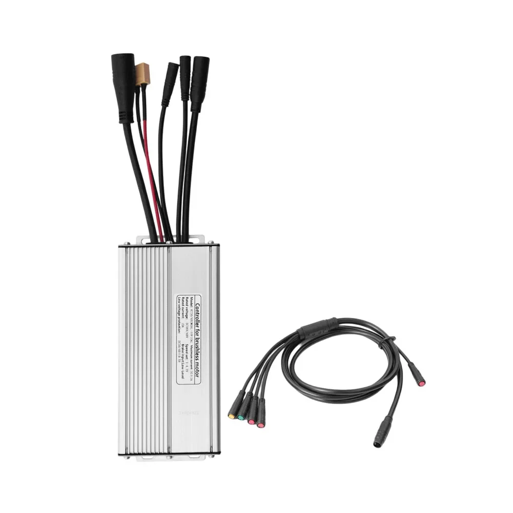 

30A Ebike Brushless Controller Designed for Efficient Heat Dissipation at Both 36V and 48V Ratings with Cables