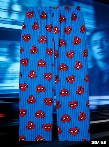 Imagen 2 del producto Pantalones Largos con Estampado de Spider-Man para Mujer, Pantalones de Pijama Casuales para el Día a Día, Pantalones Largos para Hombre y Mujer, Pantalones de Pijama