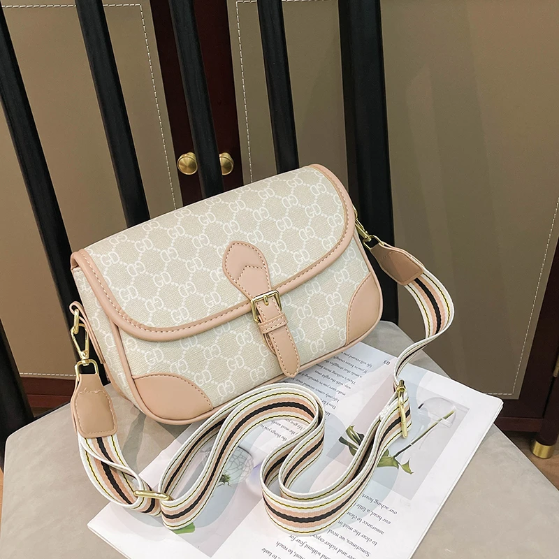 Sac à main classique élégant pour femmes, sacoche en cuir avec sangle réglable, sacs à main élégants et populaires de marque de luxe