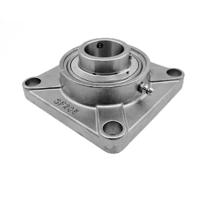 1pcsSquare Rvs Buitenste Sferische Lager met Zetel UC203.SF203 SF204 SF205 SF206 SF207