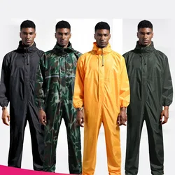 Impermeável com capuz para homens e mulheres, Fission Rain Suit, Impermeável e Macacão