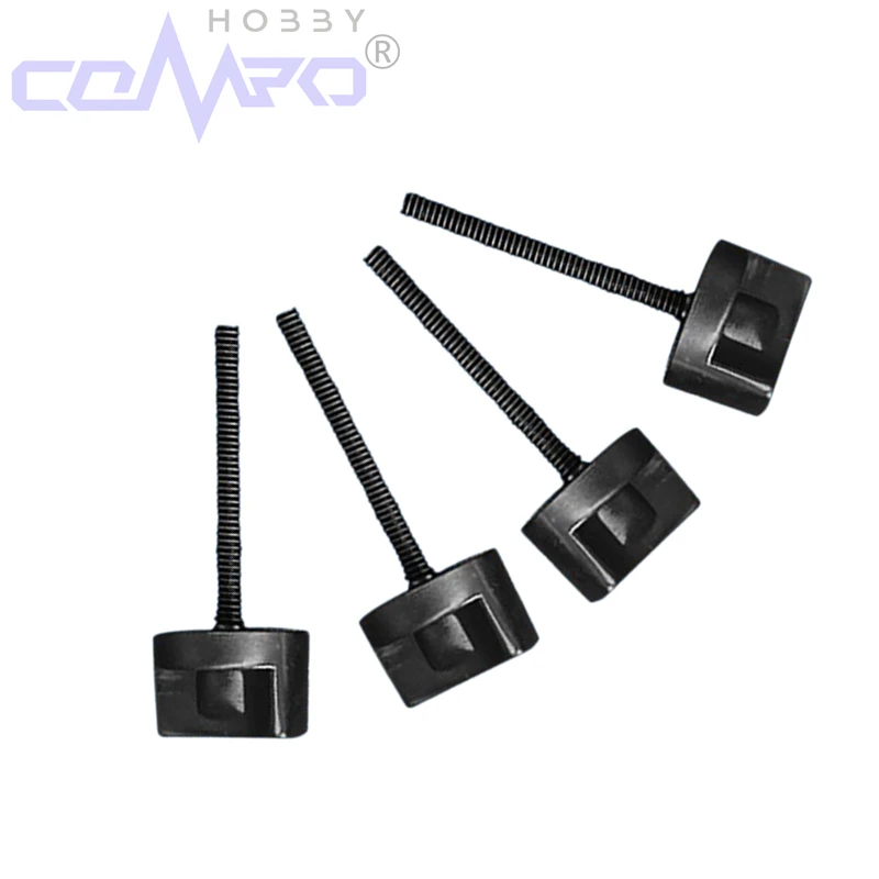 10 stuks M2 metrische schroefdraad nylon duimschroeven set kunststof zwarte metalen draadschroeven voor RC vliegtuig accessoire vervangende onderdelen