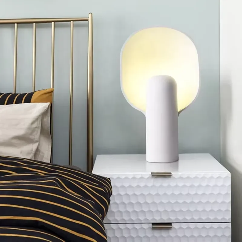 Resin Table Lamp Sand White and Brown Optional Artistic Home Lights JY6121