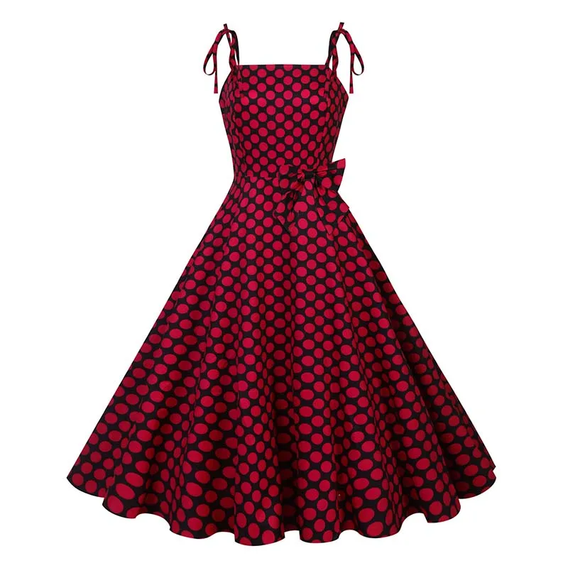 black and red polka dot dress Black Polka Dot Maxi Dress - All Dresses