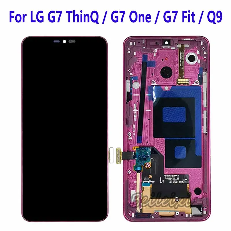 For LG G7 ThinQ / Q9 Q925 G710 G710TM G710N LCD Display Touch Screen Digitizer Assembly For G7 One / G7 Fit / G7+ G710EM G710PM