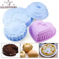 3D Housewares Silicone Molds Crafts Form For Cake Baking Mold Kitchen Pastry And Bakery Pan Candles Tools Gadget Accessories
