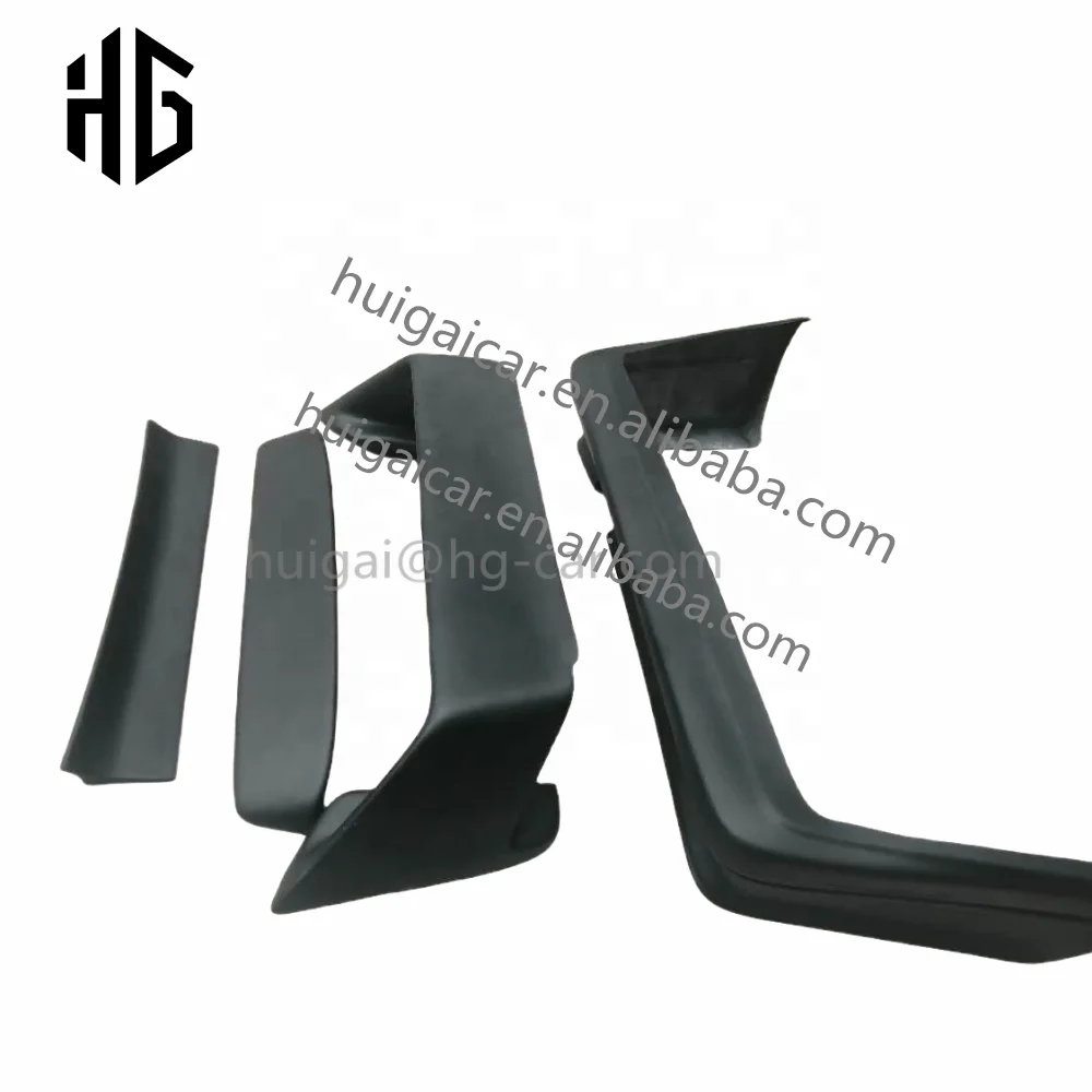 Car accessories body kit front bumper rear bumper lip spoiler side skirts auto parts for Mercedes Bens C class 190E EVO II