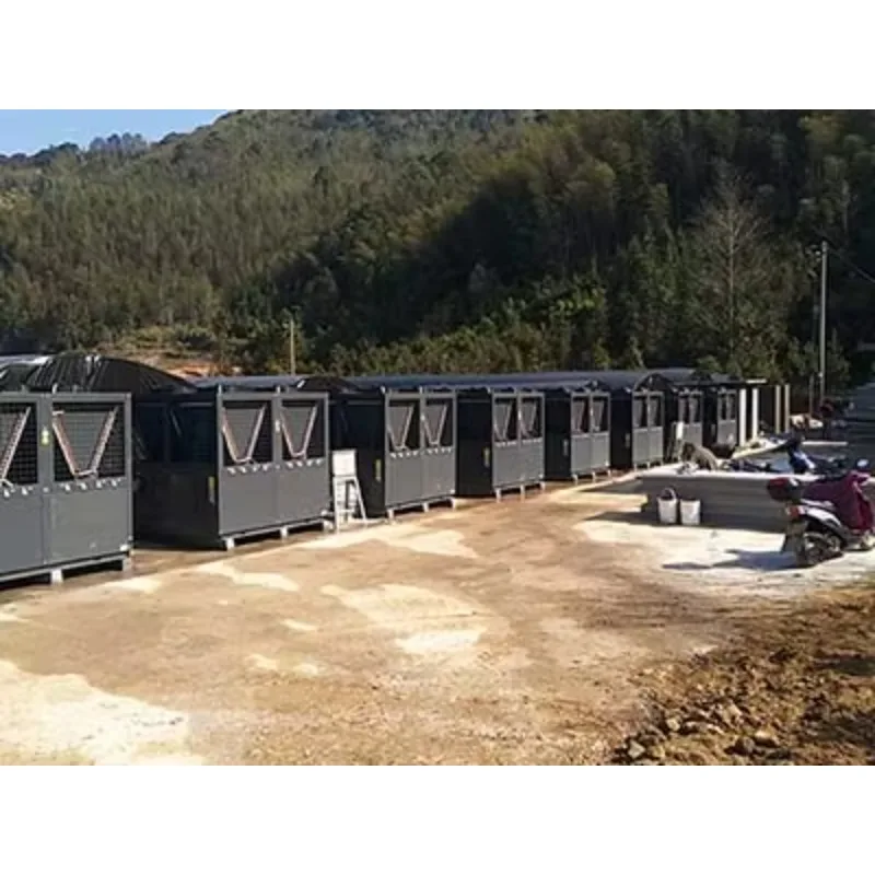 Bomba de calor de fuente de aire IMPOSOL R32 con compresor inversor de CC completo y motor de ventilador Solución de calefacción y enfriamiento doméstico