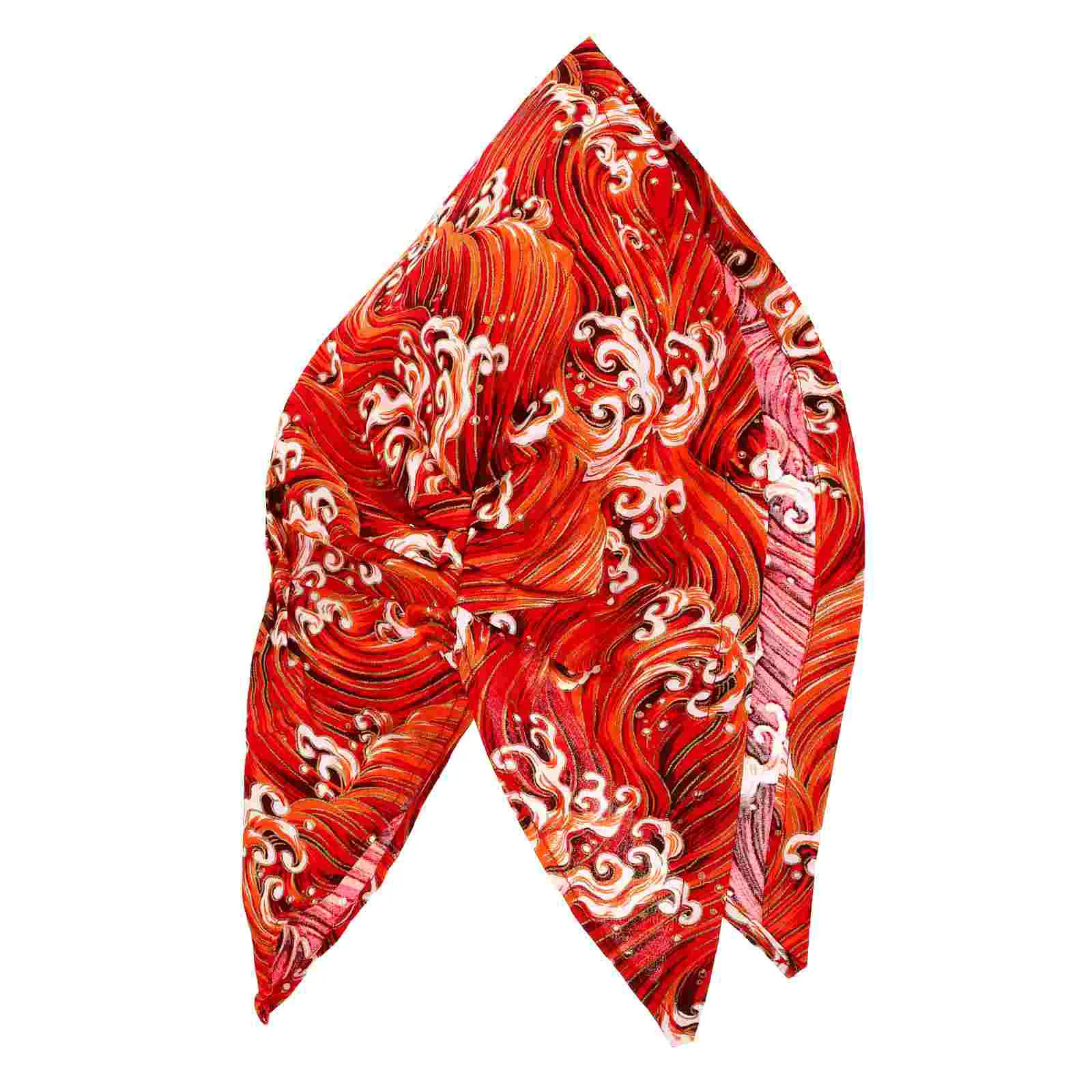 Chef Hat Caps Kitchen Working Practical Adjustable Cloth Decorative Men and Women Headscarf