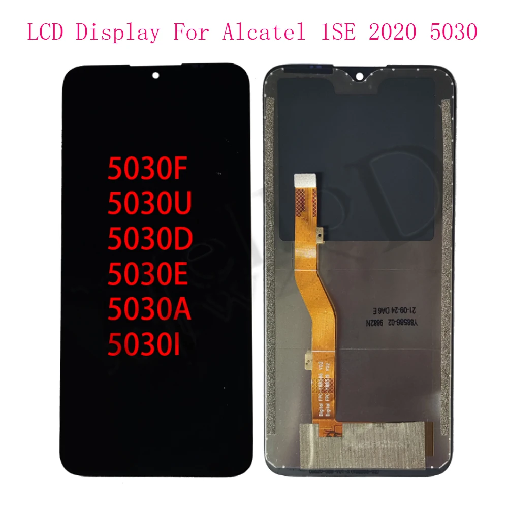 100% oryginalny wyświetlacz LCD do Alcatel 1 SE 1SE 2020 LCD Alcatel OT 5030 5030U 5030D 5030F Ekran dotykowy Digitizer Glass Assembly