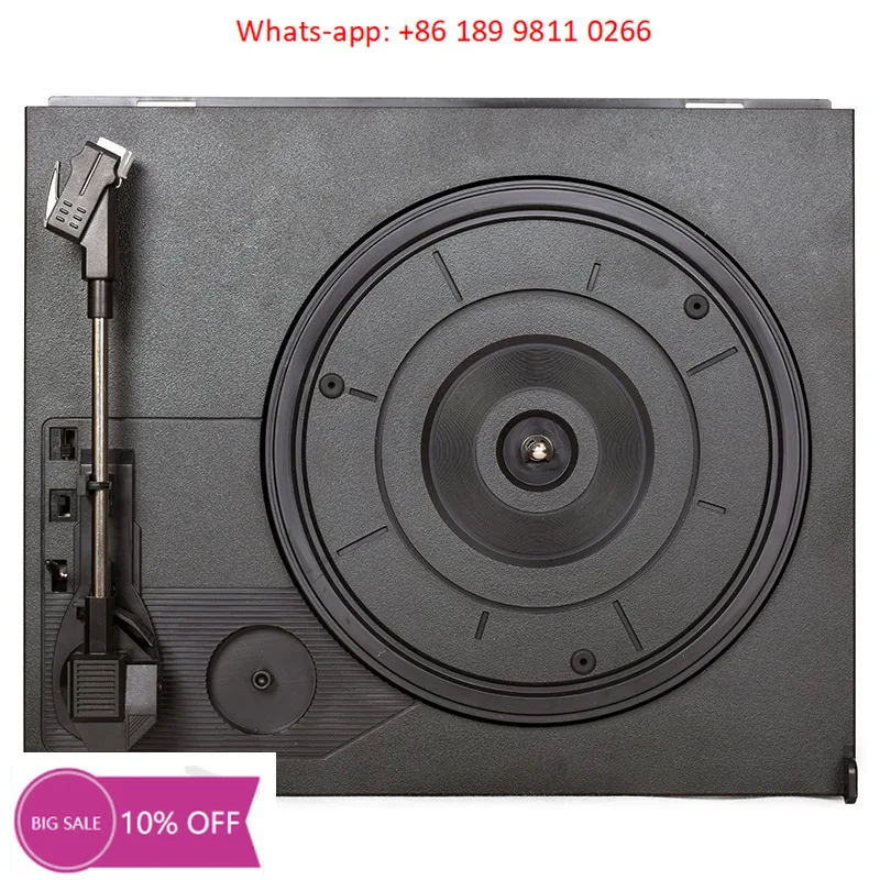 

Динамический магнитный механизм MM с железной треугольной головкой и виниловой пластиной, современный европейский старый механизм фонографа