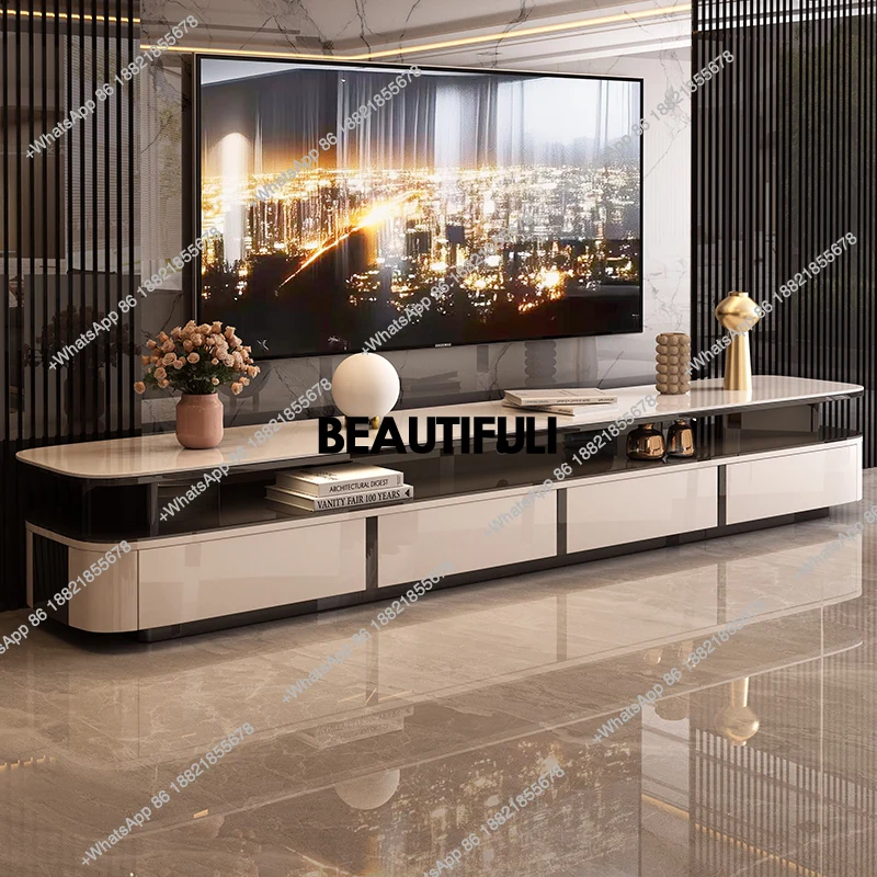 

Living room, home TV cabinet, floor-to-ceiling storage, locker, integrated high-end bedroom