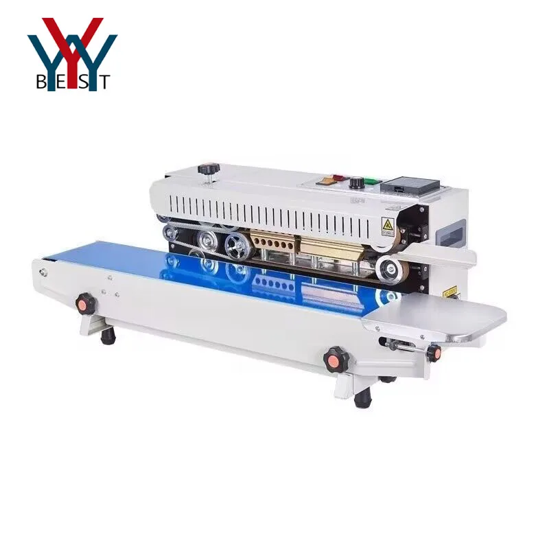 FR900 full-automatic sealing machine Commercial tea aluminum foil food plastic film bag continuous sealing machine