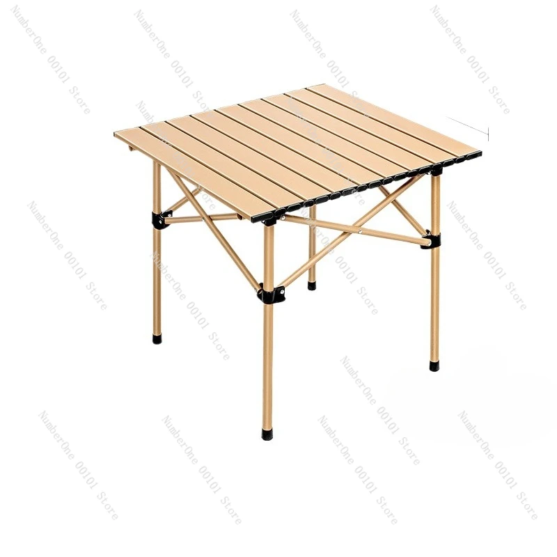 Portable Folding Table for Camping and Outdoor Use, Collapsible Picnic Table and Chair Set
