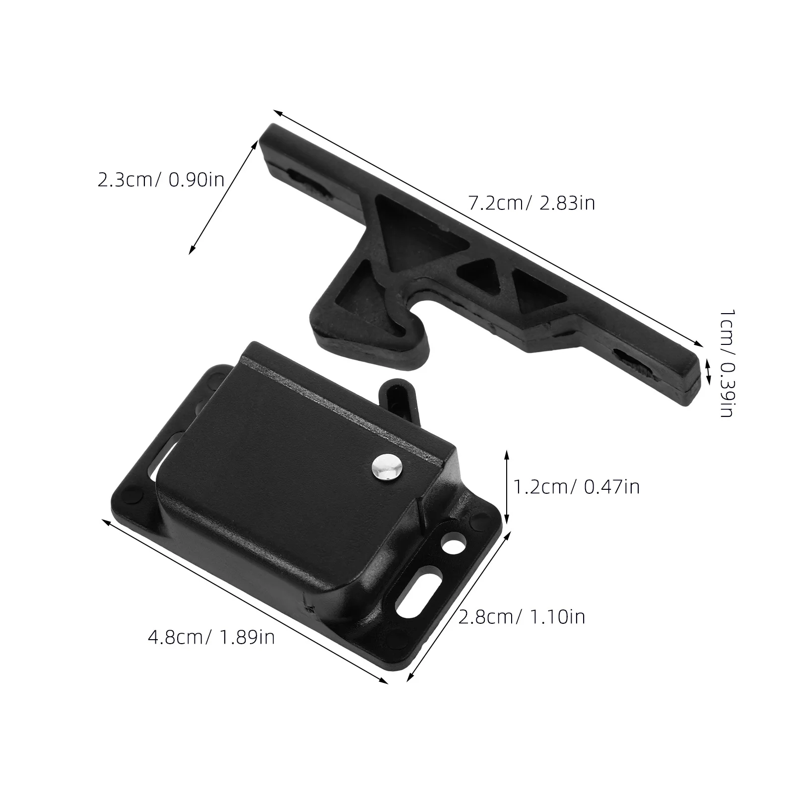 1 مجموعة Rv خزانة المنتزع الصيد آمنة الجانب شنت مزلاج ل متنقل درج قفل الباب Rv اكسسوارات المنتزع المصيد