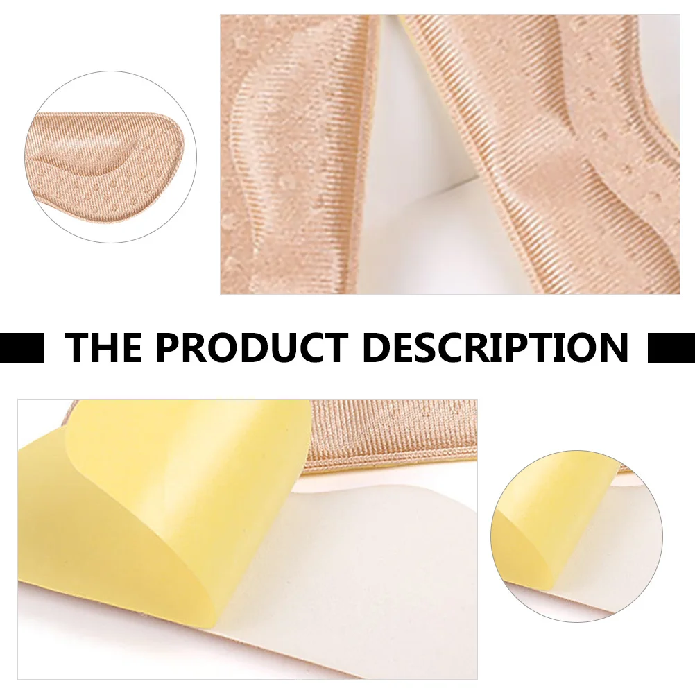 

1Set Heel Liners Comfortable Elastic Sponge Padding to Hold Heels Firmly Relieve Plantar Fasciitis Self-Adhesive Heel Pads