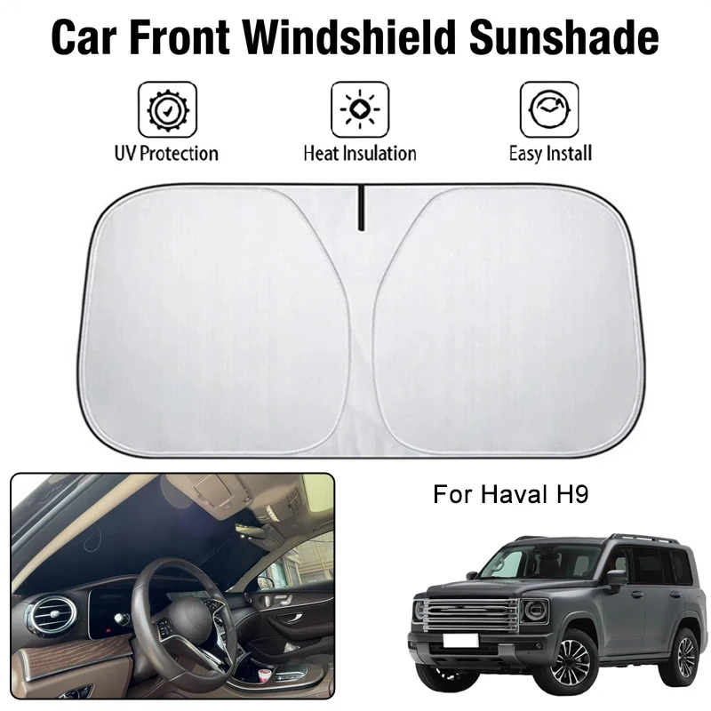 

Car Front Windshield Sunshade Cover For Haval H9 UV Block Heat Insulation Auto Interior Sun Protection Accessories