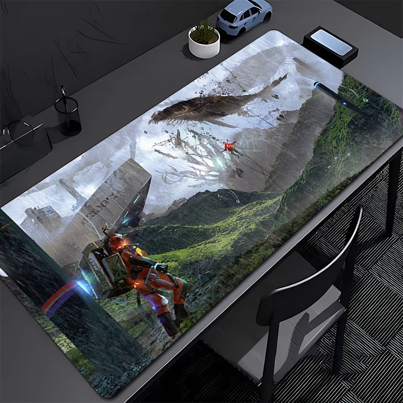 Anime Mouse Pad Office PC Death Stranding 2 Gamer Extended Desk Mouse Mat Laptop Gaming Accessories Mousepad Rubber Keyboard Pad