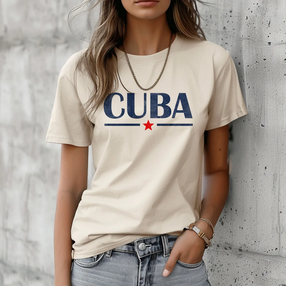 Cuba Tee women comic anime manga t-shirts girl Japanese graphic y2k clothes