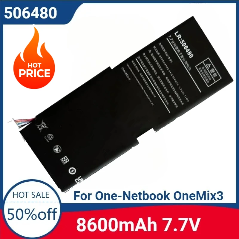 

For 506480 506479 H-687292P 356585 7.7V 8600mAh Replaceable Battery for One-Netbook OneMix3 OneMix3S OneMix3Pro Notebook Tablet