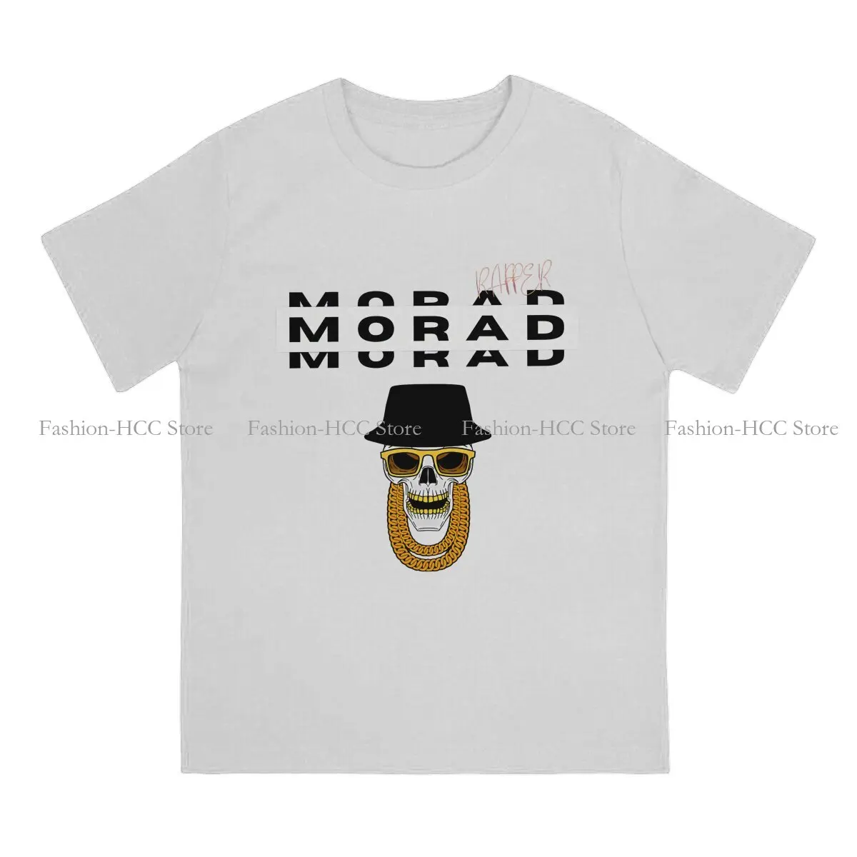 Morad's Magnetic Groove  Unveiling The Rhythmic Tapestry Round Collar TShirt MORAD Original Polyester T Shirt Men Clothes