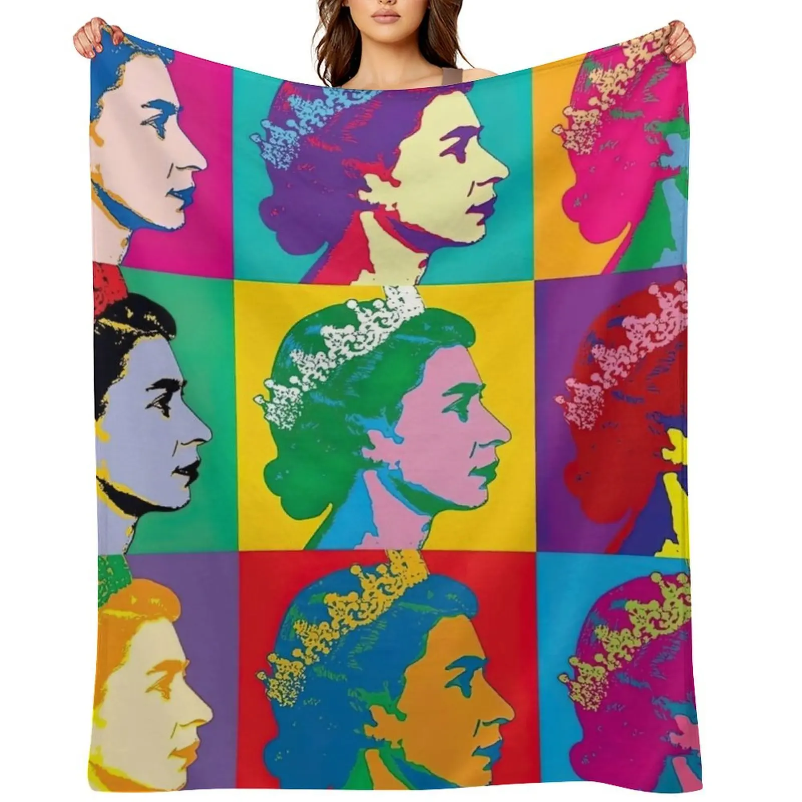

andy warhol paintings andy warhol original artwork Throw Blanket Nap Flannel Fabric Luxury Vintage Blankets