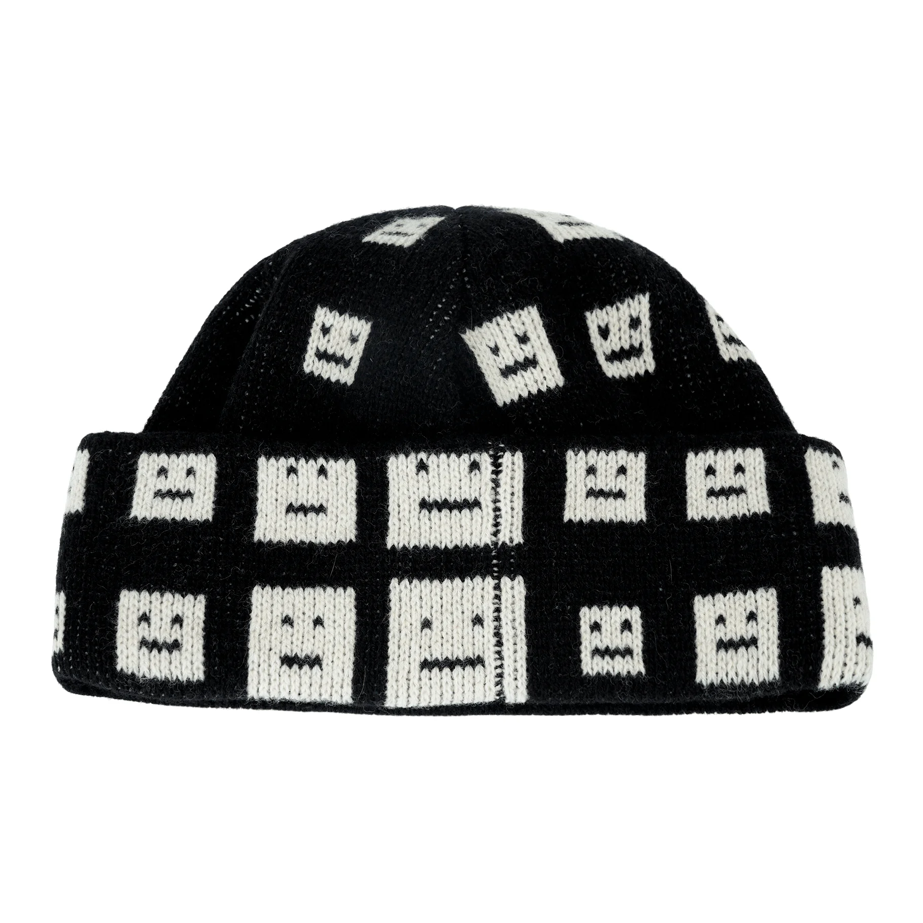Acne Studios Beanies Women's Black/White FA-UX-HATS000158
