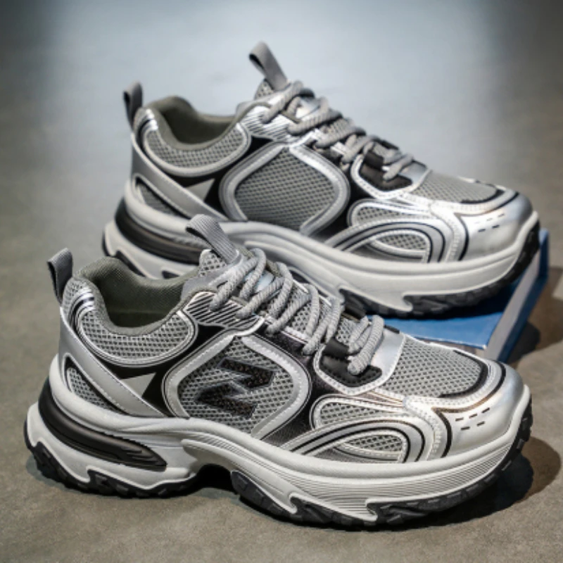 

2026 New Spring/Summer Men's Fashion Mesh Sports and Leisure Shoes Versatile Low Top Shoes Dad Shoes