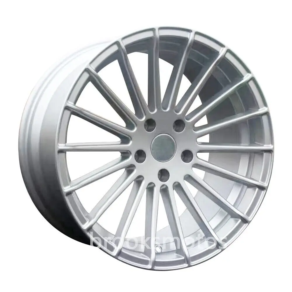 

22" HM STYLE SILVER WHEELS RIMS FIT MERCEDES BENZ S CALSS W222 22X9 SET OF 4
