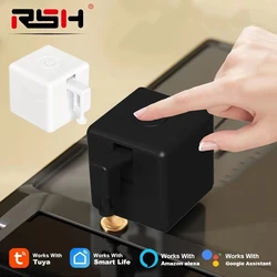 New Zigbee Smart Fingerbot Plus Switch Button Pusher Touch Arms Fingerbot Tuya Smart Life Control Work with Alexa Google Alice