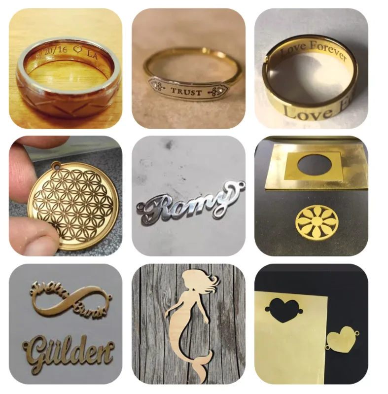 50w 60W 100W Raycus JPT Enclosed Fiber Laser Marking/Engraving/Cutting Machine For Different Materials