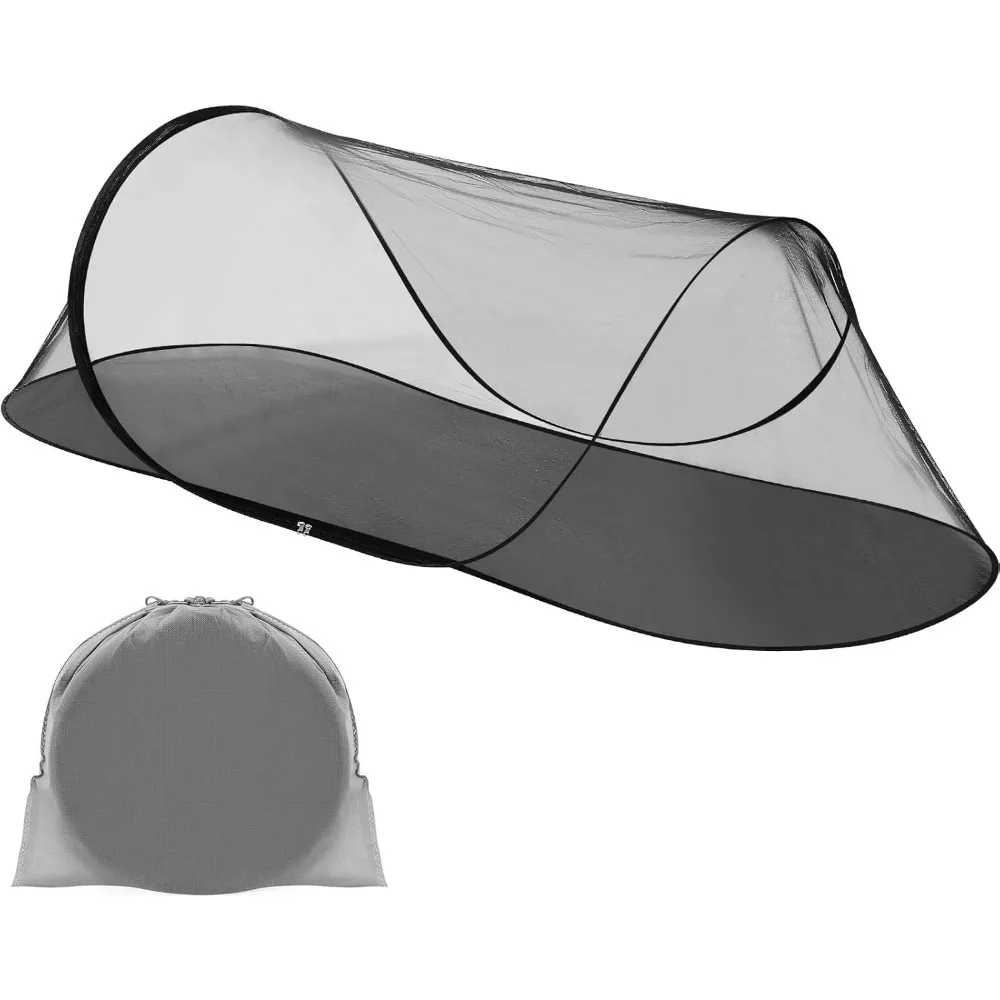 

large pop up mosquito net for camping portable foldable mosquito tent bug net bed travel patio outdoor 78 x 31 x 22 inch bug net
