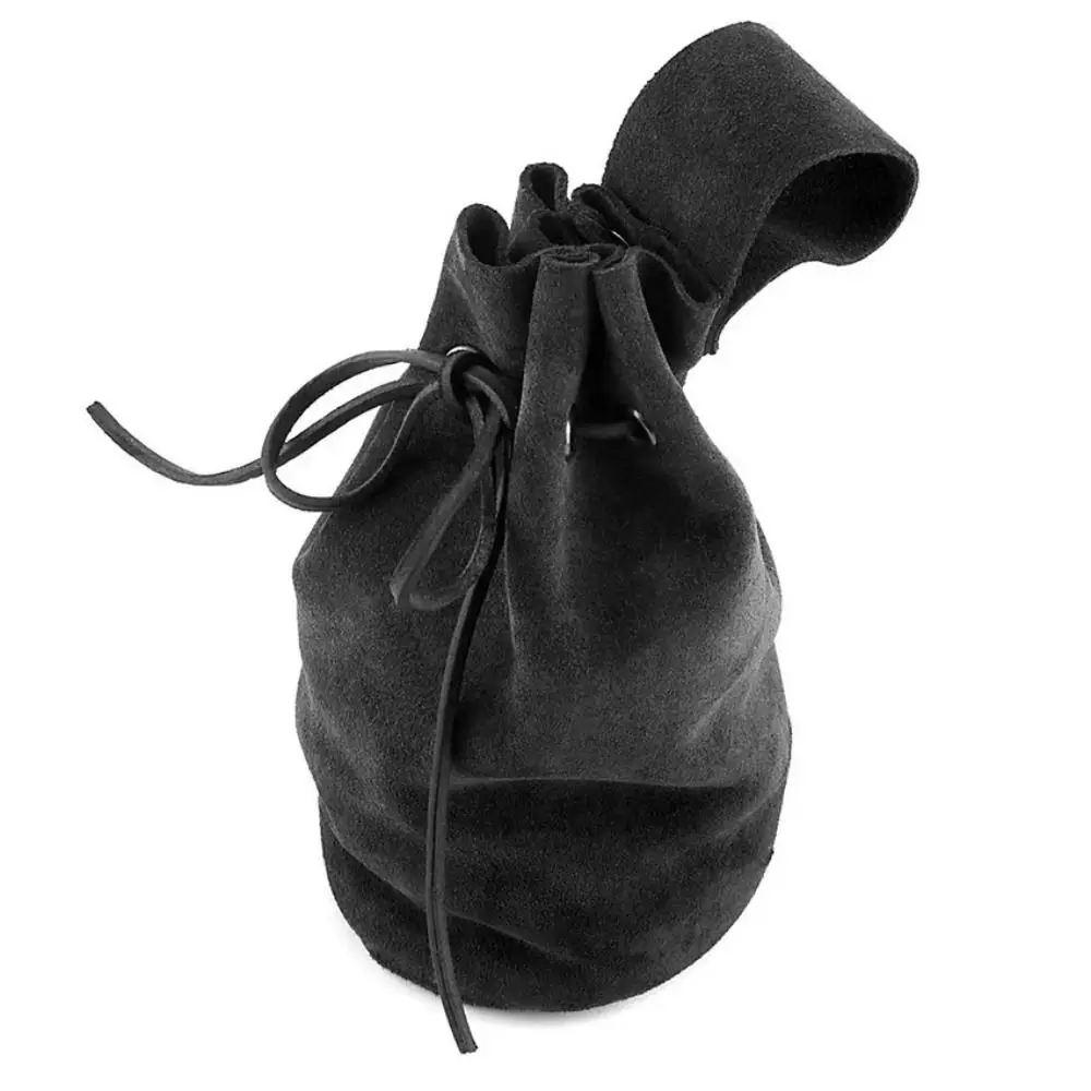 

Costume Accessories Leather Drawstring Bag Medieval Vintage Belt Pouch Waist Bag Renaissance