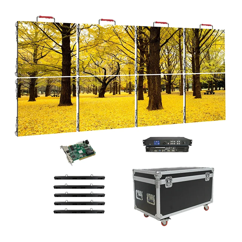 P3.9 LED Video Wall 2*1M Rental Outdoor LED Display Screen Concert Background Stage Event Led Screen