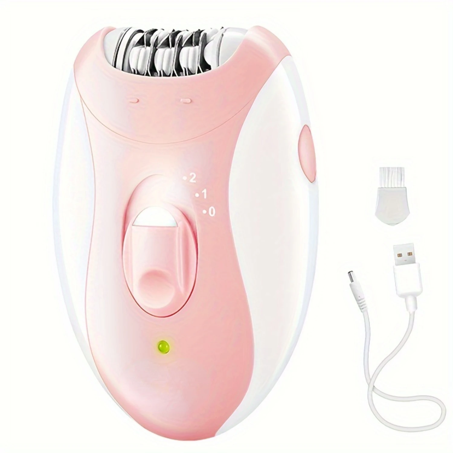 Cordless USB Rechargeable Hair Epilator for Women - Leg & Underarm Hair Remover