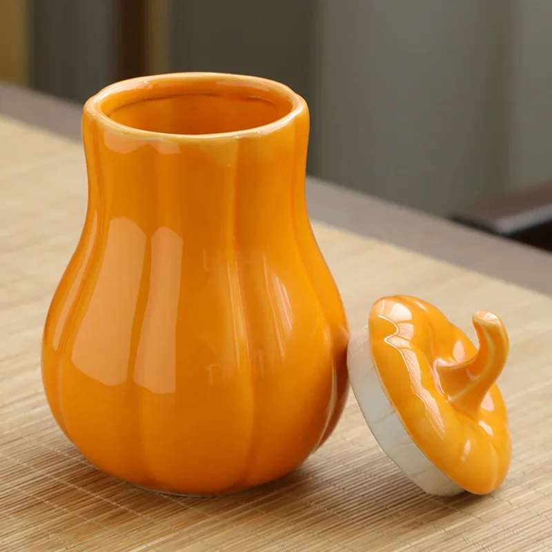 5 sizes available, simulated persimmon sealed jar, home decoration tea, dried fruit, cosmetics, and other dry storage jars
