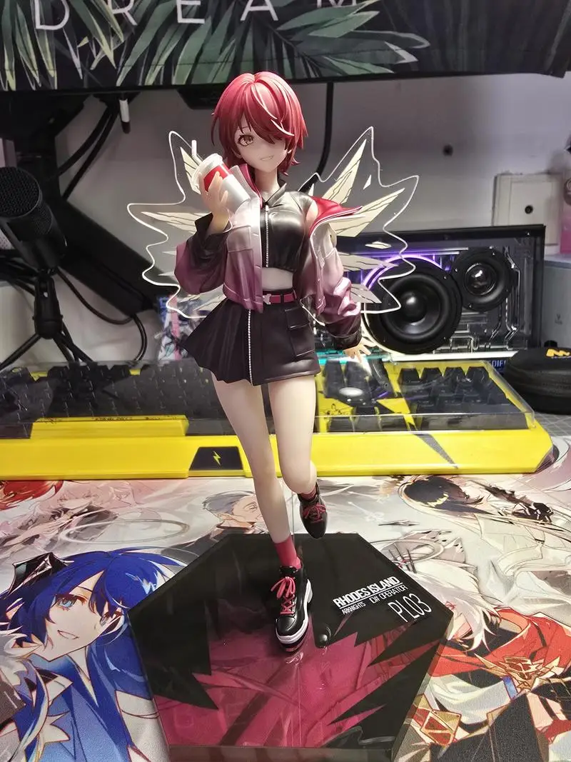 

Original Myethos Gift+ Arknights Exusiai Ambience Synesthesia Ver. 1/8 Anime Figure PVC Model Collectible Toys 22Cm