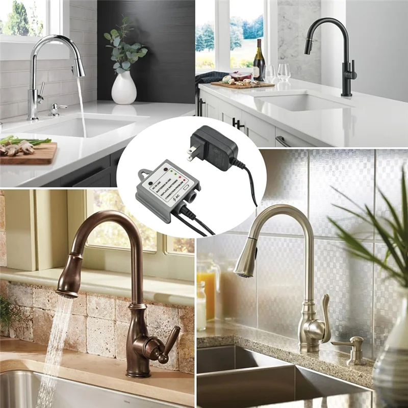 ABLE-169031 محول التيار المتردد لموجة Motionsense وU بواسطة مجموعة مهايئ سلك الطاقة أجزاء صنابير المطبخ الولايات المتحدة التوصيل